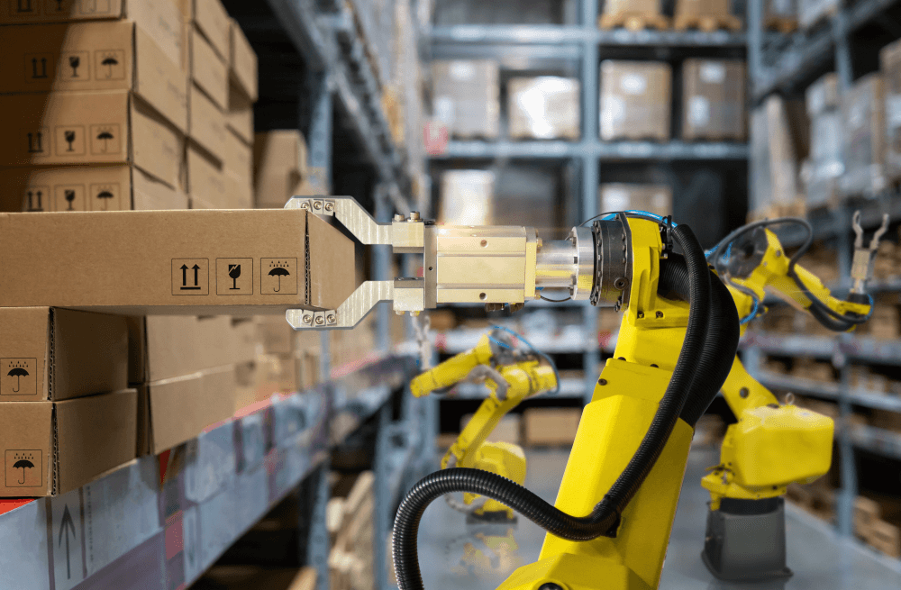 Automated storage and retrieval systems use robots to automate warehouse labor