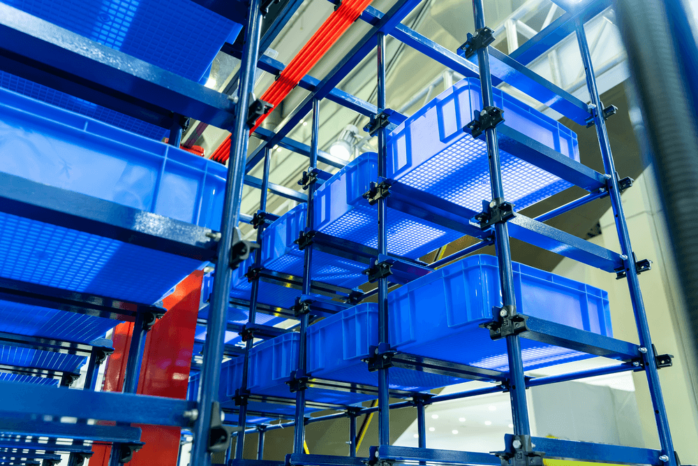 Plastic Storage Bins for Automated Storage